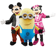 For your next kids party, hire your kids party costume character rental through the Kids Party Rental Directory. in Smiley