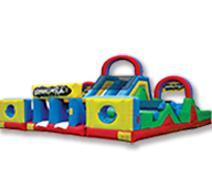 Your upcoming birthday party will be filled with many laughs and obstacle course splash when you have an inflatable obstacle course rental at your kids birthday party.  in Newburg