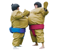 You can rent an awesome sumo suit for your kids birthday party quickly and easily. in Isle of Palms